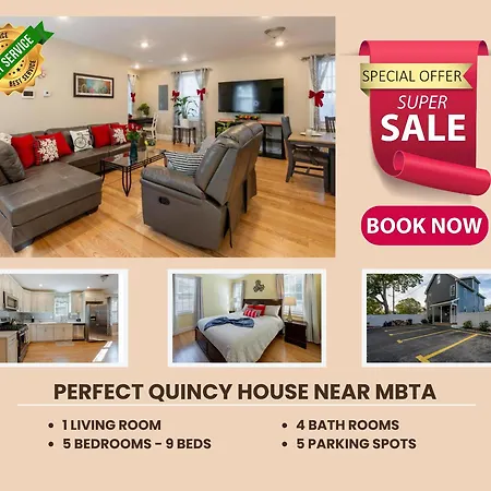284 - 5Br Boston - Peaceful Stay Near Clipper